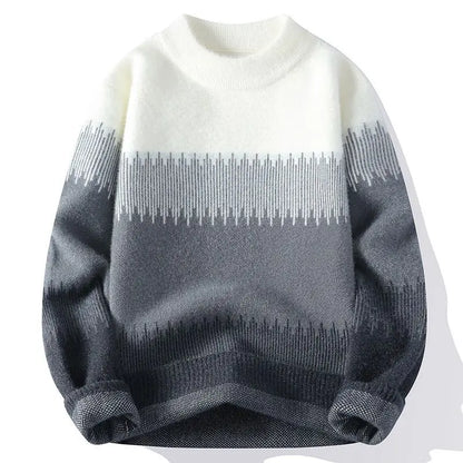 Vintage Contrasterende Street Style Trui