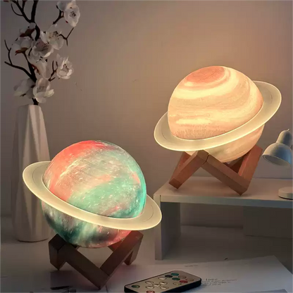 Saturnus Lamp en Bluetooth Speaker