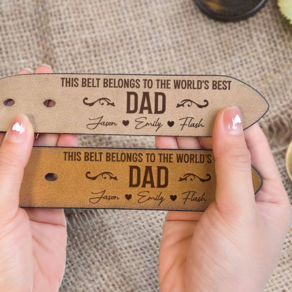 World's Best Dad Belt