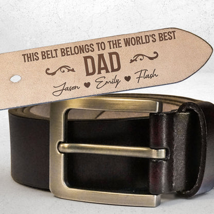 World's Best Dad Belt