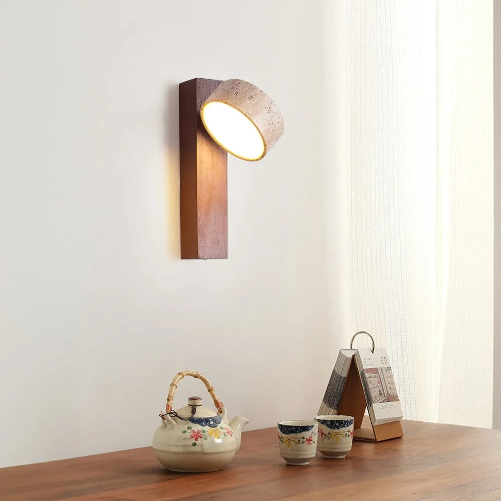 Chique Steenlook Wandlamp