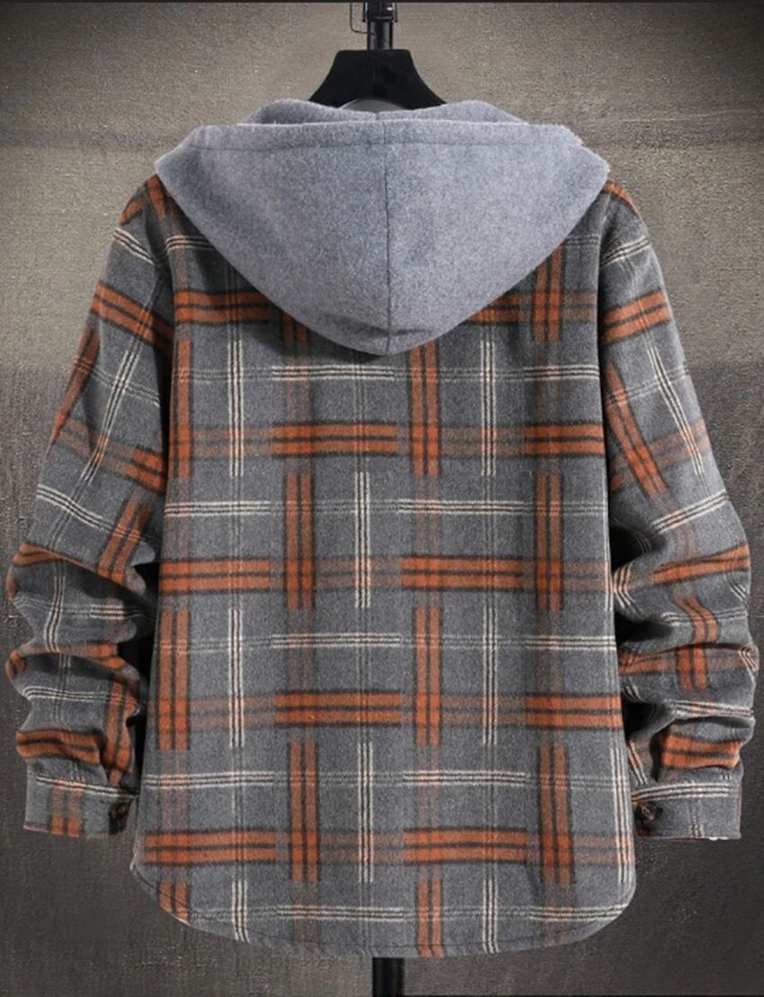 Aubin Surchemise Carreaux Herfst Casual