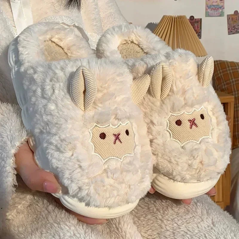 Pluche Schaap Pantoffels