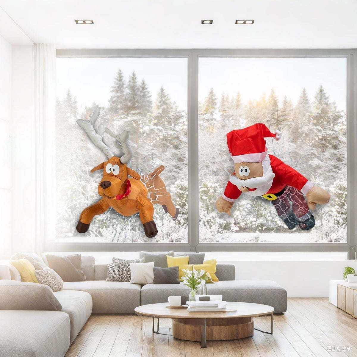 Crashende Kerstdecoratie