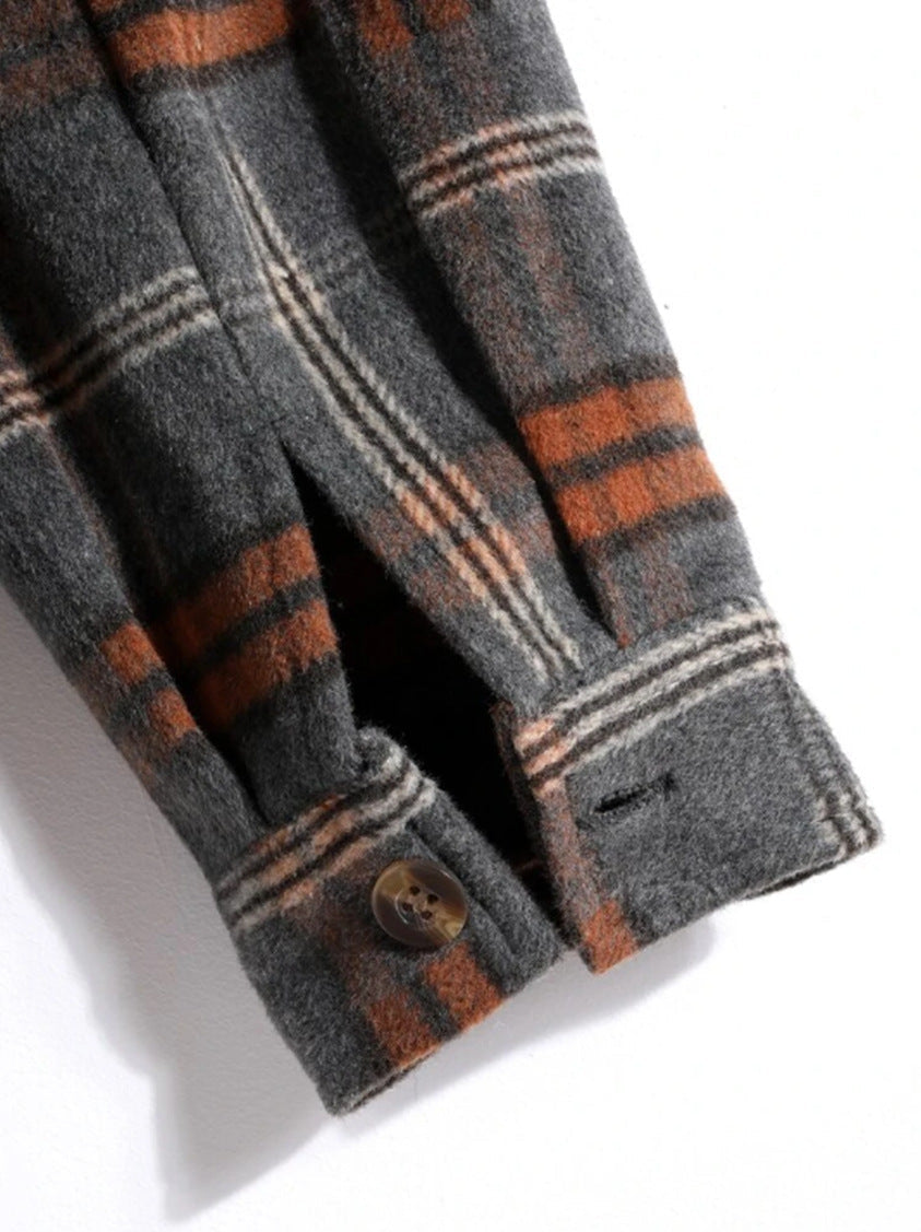 Aubin Surchemise Carreaux Herfst Casual