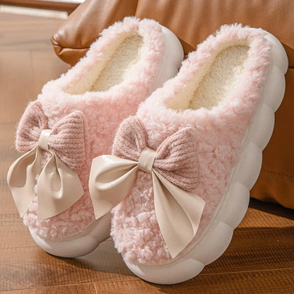 Pluche Strik Pantoffels