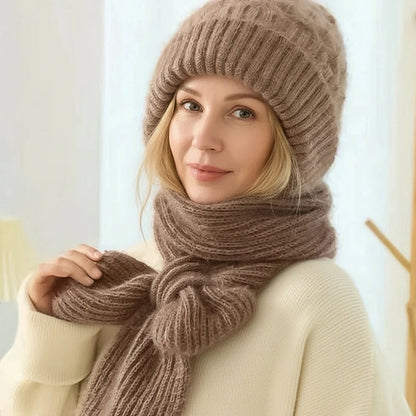 WarmKnit Gevoerde Sjaalhoed