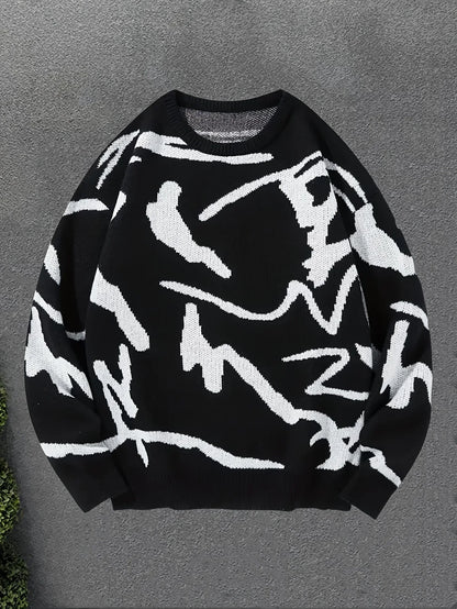 Graffiti Jacquard Trui