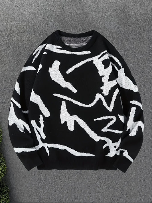 Graffiti Jacquard Trui