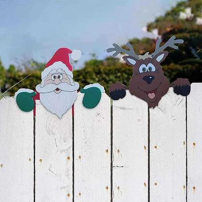 Kerst Tuindecoratie Peeking Ornamenten