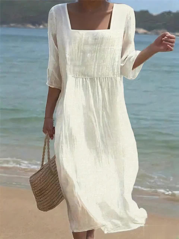 Luchtige Zomerlinnendress
