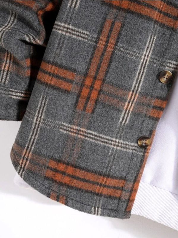 Aubin Surchemise Carreaux Herfst Casual