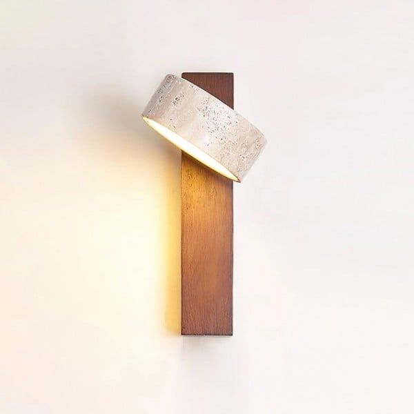 Chique Steenlook Wandlamp
