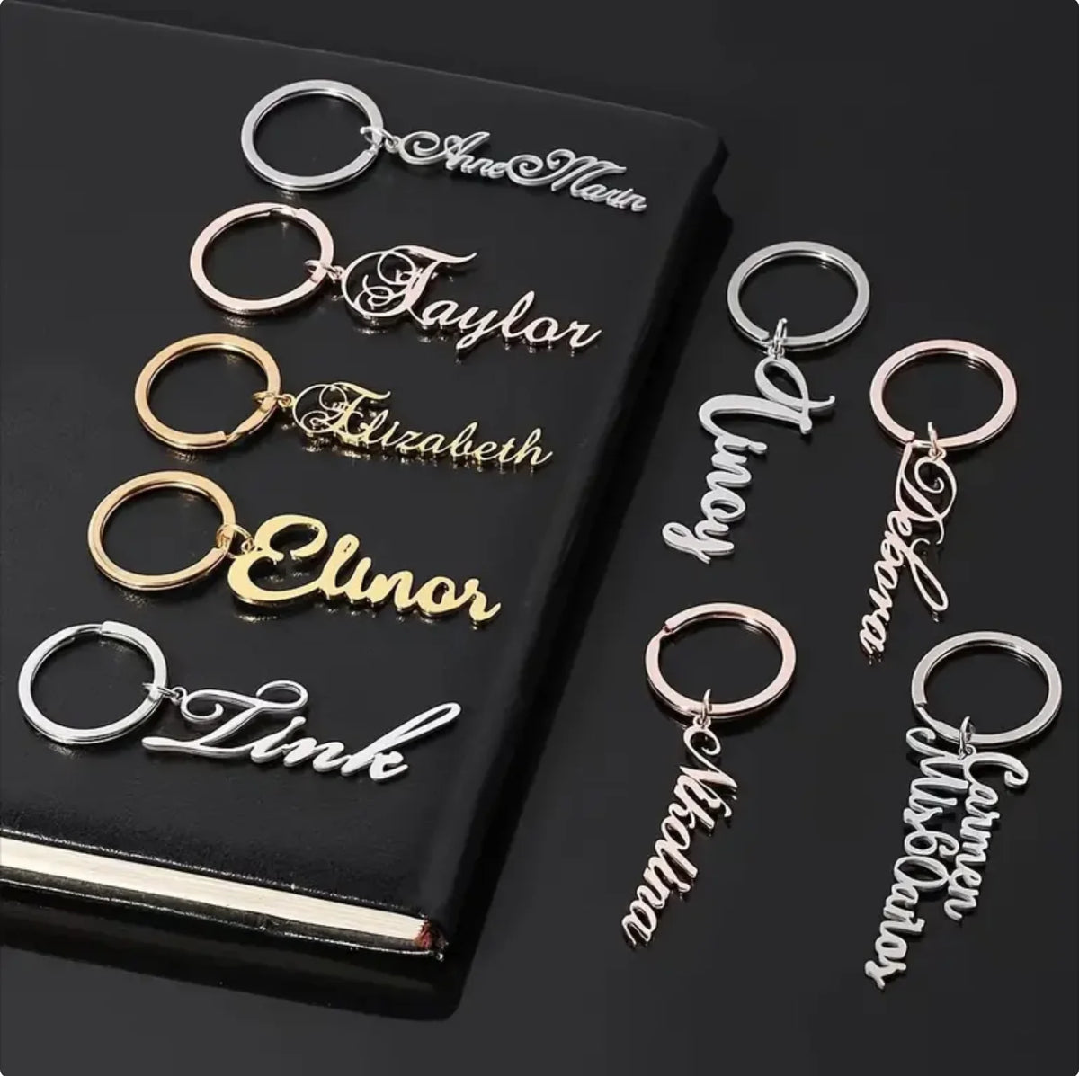 Custom Naam Sleutelhanger