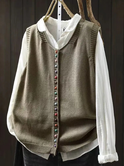 Klassieke Herfstcardigan Casual Warm Stijl