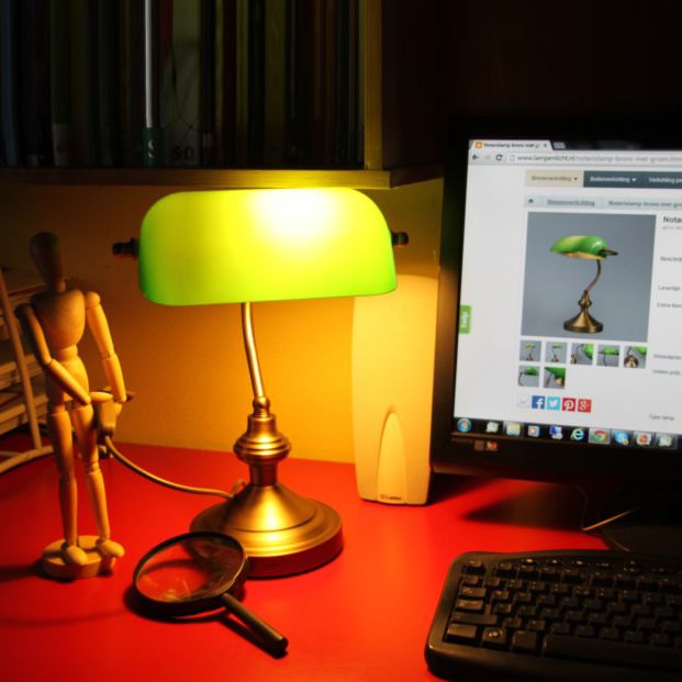 Retro Groene Tafellamp