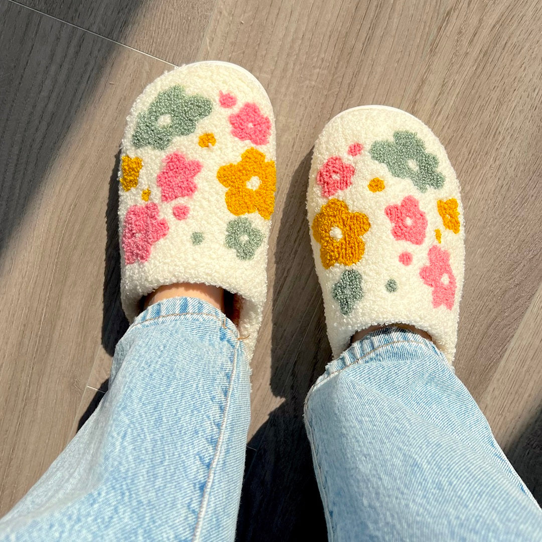 Bloemenpantoffels