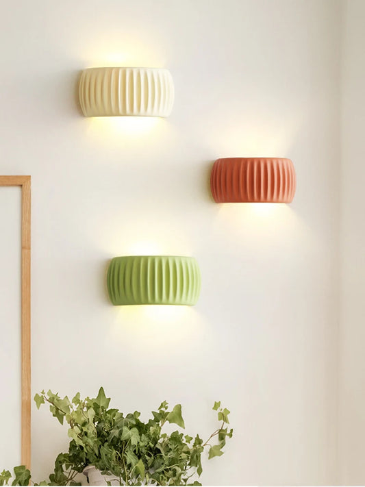 Minimalistische Terracotta Wandlamp