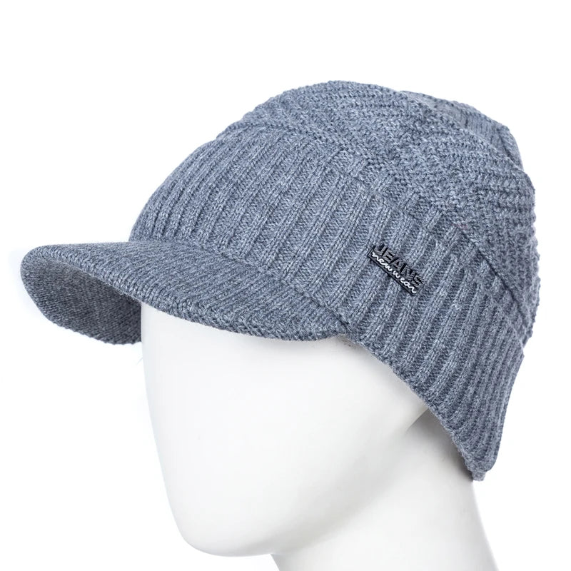 Winter Beanie Met Bontvoering