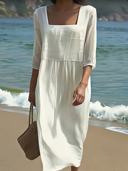 Luchtige Zomerlinnendress