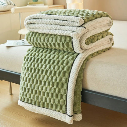 LuxeHaven – Ultiem Zachte Sherpa Fleece Deken voor Pure Ontspanning