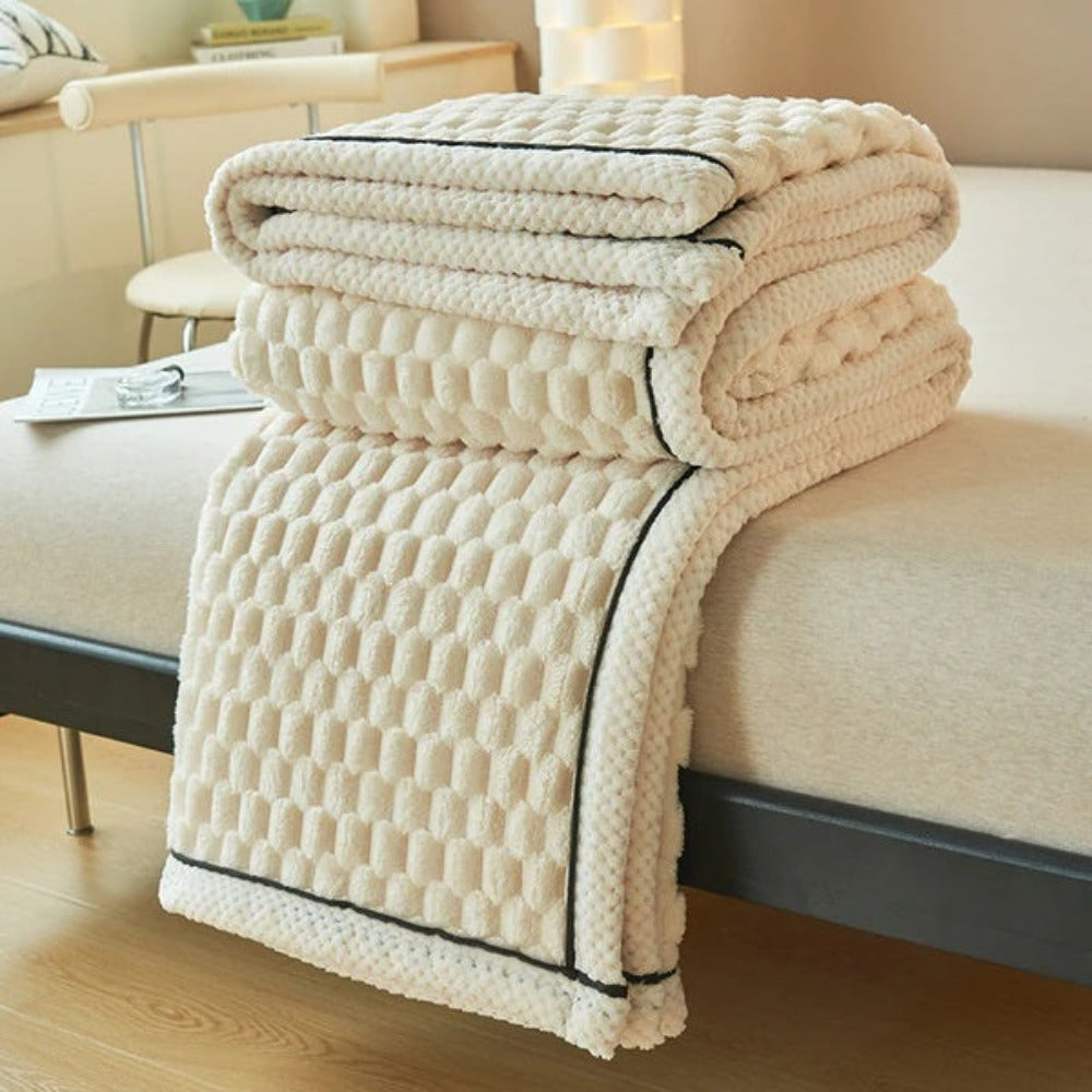 LuxeHaven – Ultiem Zachte Sherpa Fleece Deken voor Pure Ontspanning
