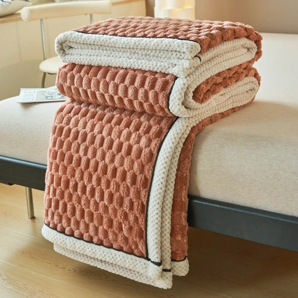 LuxeHaven – Ultiem Zachte Sherpa Fleece Deken voor Pure Ontspanning