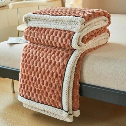 LuxeHaven – Ultiem Zachte Sherpa Fleece Deken voor Pure Ontspanning