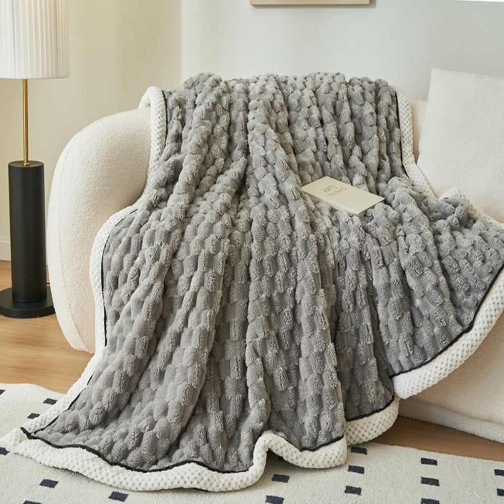 LuxeHaven – Ultiem Zachte Sherpa Fleece Deken voor Pure Ontspanning
