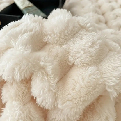 LuxeHaven – Ultiem Zachte Sherpa Fleece Deken voor Pure Ontspanning