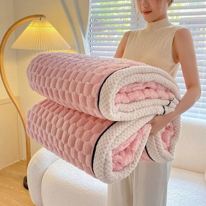 LuxeHaven – Ultiem Zachte Sherpa Fleece Deken voor Pure Ontspanning