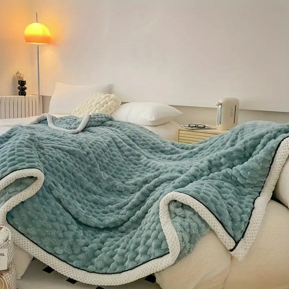 LuxeHaven – Ultiem Zachte Sherpa Fleece Deken voor Pure Ontspanning
