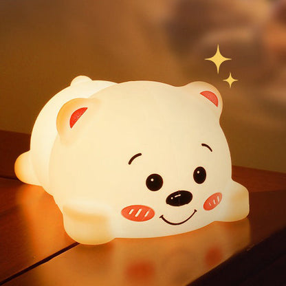 Dikke Beer Silicone Squishy Nachtlampje Schattige LED Lamp Perfect Cadeau