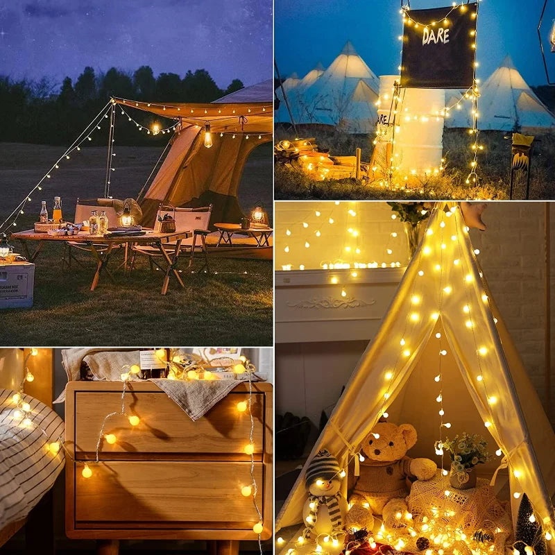 Solar -aangedreven feestverlichting