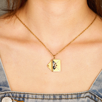 ForeverLove | Envelop ketting met foto