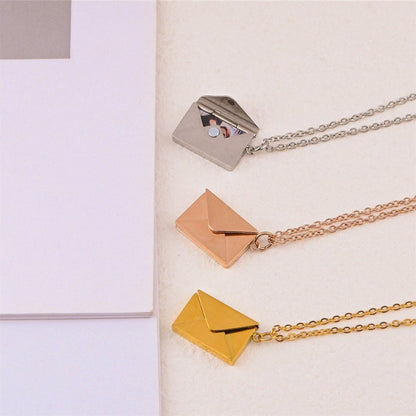 ForeverLove | Envelop ketting met foto