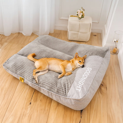 Orthopedisch Hondenbed met Hoofdkussen – Luxe en Comfort