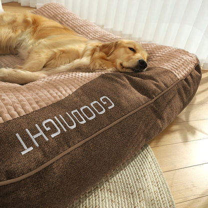 Orthopedisch Hondenbed met Hoofdkussen – Luxe en Comfort