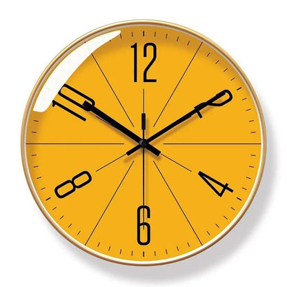 ScandiClock - Zwarte wandklok in Nordic stijl - Nauwkeurig & stijlvol voor elk huis