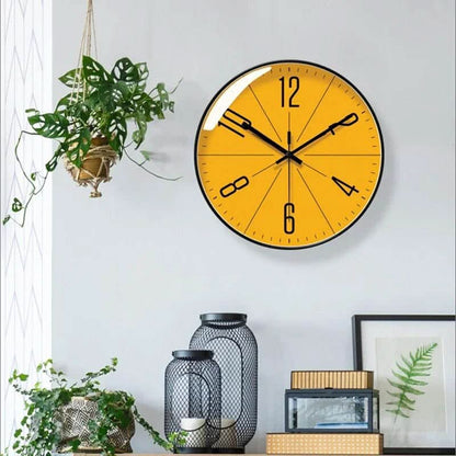 ScandiClock - Zwarte wandklok in Nordic stijl - Nauwkeurig & stijlvol voor elk huis