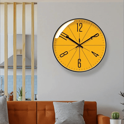ScandiClock - Zwarte wandklok in Nordic stijl - Nauwkeurig & stijlvol voor elk huis
