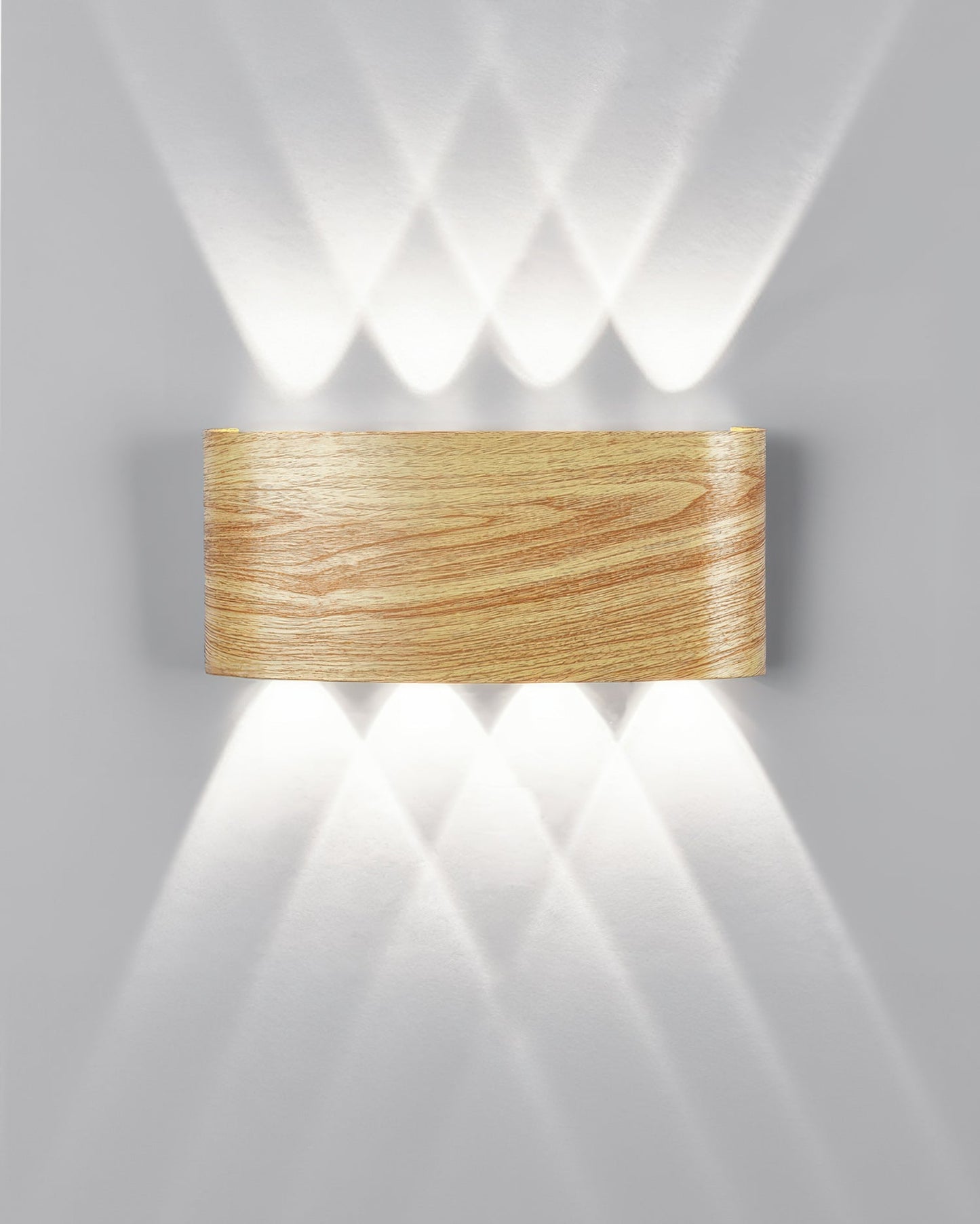 LumiCraft – Luxe Wandlamp met Houtnerf voor Tijdloze Sfeer