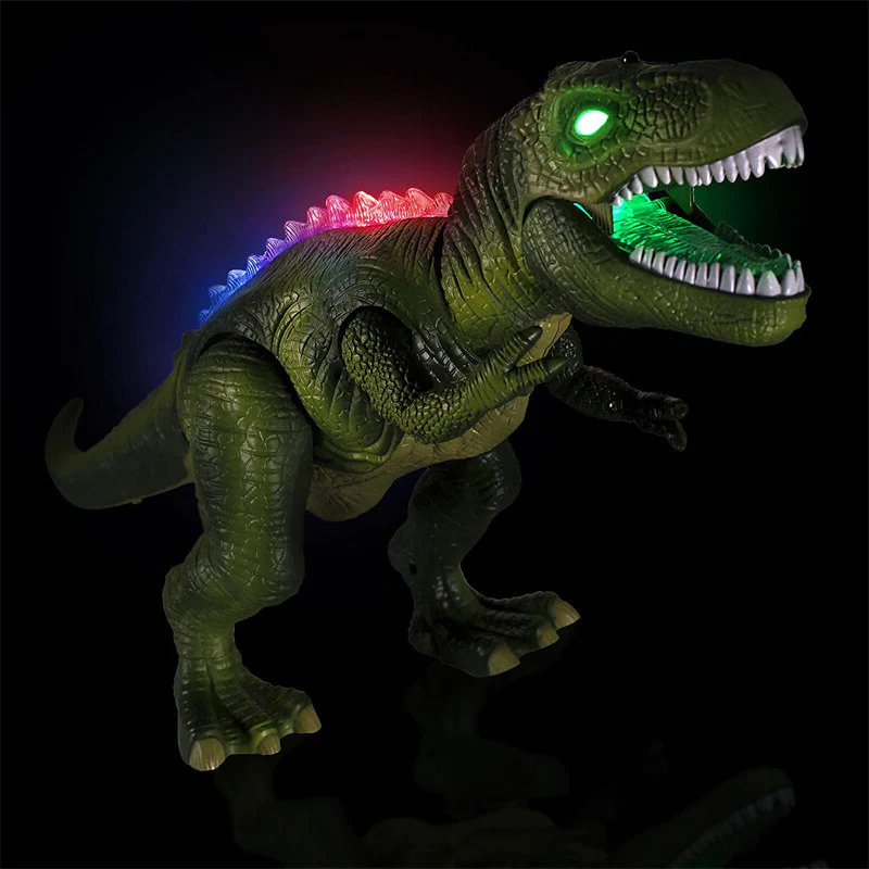 Afstandsbediening T-Rex Dinosaur LED Lichtgevende Loop- en Brullende Speelgoed Voor Kinderen Herfst 2025 Cadeau
