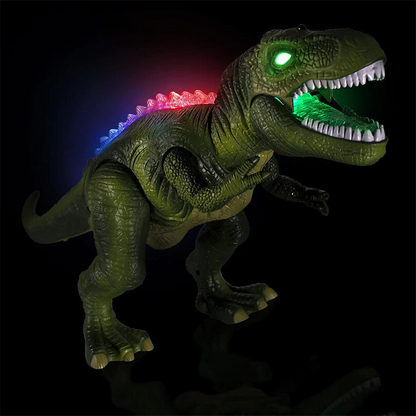Afstandsbediening T-Rex Dinosaur LED Lichtgevende Loop- en Brullende Speelgoed Voor Kinderen Herfst 2025 Cadeau