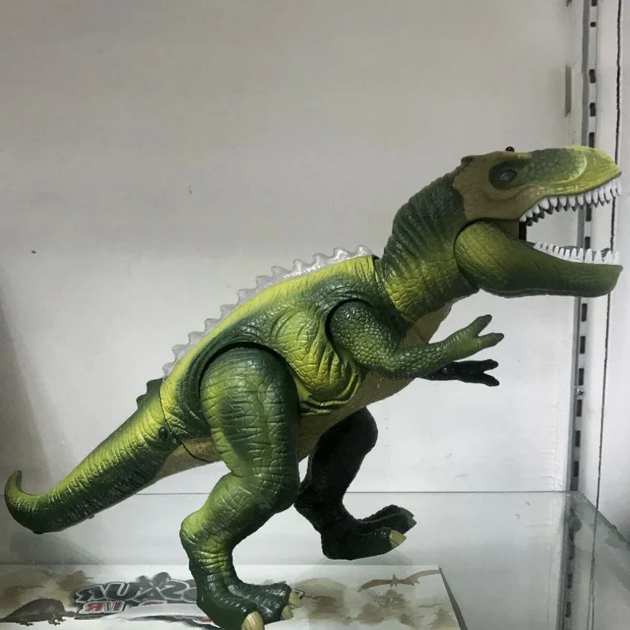 Afstandsbediening T-Rex Dinosaur LED Lichtgevende Loop- en Brullende Speelgoed Voor Kinderen Herfst 2025 Cadeau