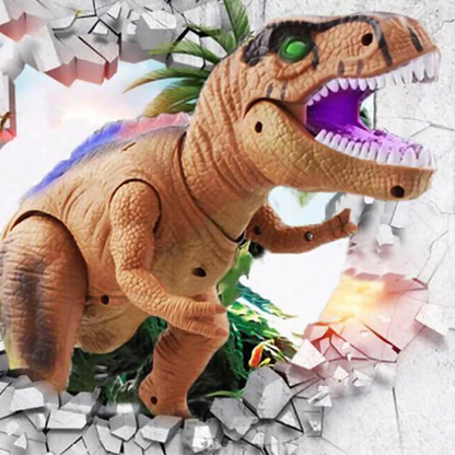 Afstandsbediening T-Rex Dinosaur LED Lichtgevende Loop- en Brullende Speelgoed Voor Kinderen Herfst 2025 Cadeau