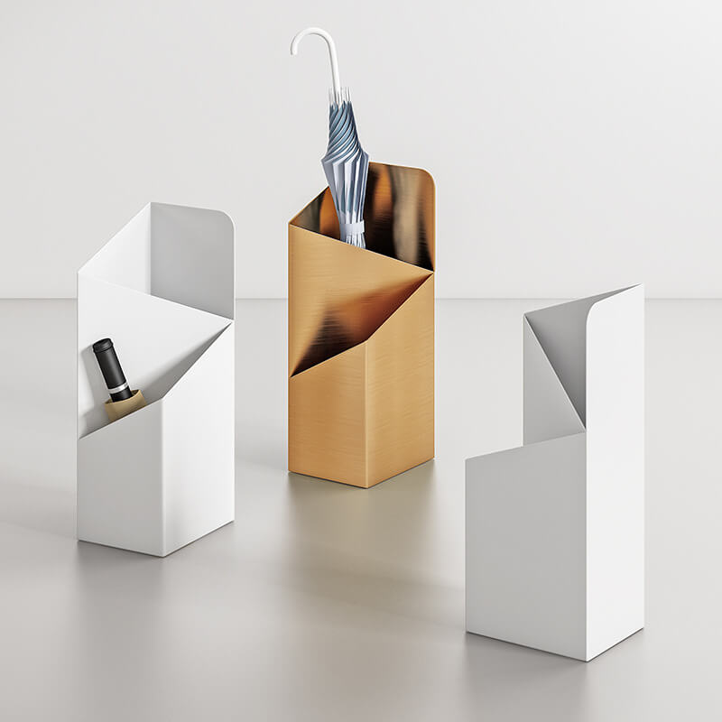 Auroline Elegant Metalen Parapluhouder – Scandinavisch Design voor een Stijlvolle Hal