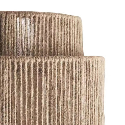 Handgeweven Rieten Bamboe Wandlamp