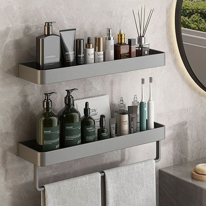 AquaShelf – Elegant Wandrek voor een Georganiseerd Badkamerinterieur