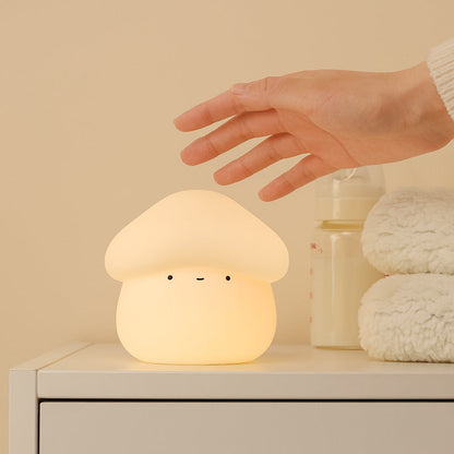 Paddenstoel LED Squishy Tap Tap Nachtlamp